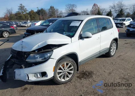 2014 Volkswagen Tiguan Se из США, поврежденный, VIN WVGAV3AX1EW623047